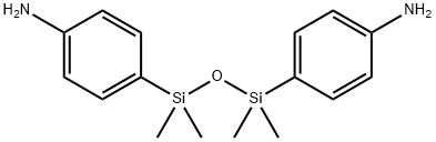 Benzenamine, 4,4'-(1,1,3,3-tetramethyl-1,3-disiloxanediyl)bis- 구조식 이미지