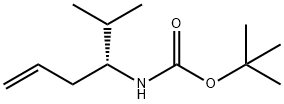 tert-butyl (R)-2-methylhex-5-en-3-ylcarbamate Structure
