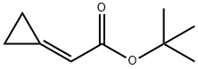Acetic acid, 2-cyclopropylidene-, 1,1-dimethylethyl ester Structure