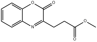 2H-1,4-Benzoxazine-3-propanoic acid, 2-oxo-, methyl ester Structure