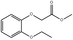 Acetic acid, 2-(2-ethoxyphenoxy)-, methyl ester Structure