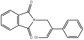 (Z)-1-chloro-2-phenyl-3-phthalimidopropane Structure