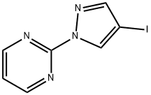 Pyrimidine, 2-(4-iodo-1H-pyrazol-1-yl)- Structure