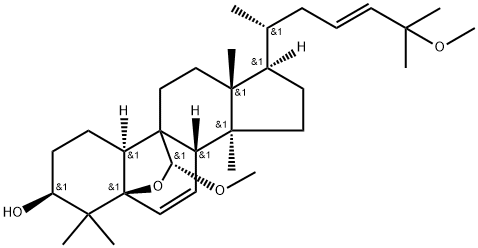 5,19-Epoxy-19,25-
dimethoxycucurbita-6,23-dien-3-ol Structure