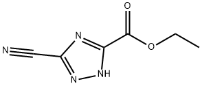 1H-1,2,4-Triazole-5-carboxylic acid, 3-cyano-, ethyl ester Structure