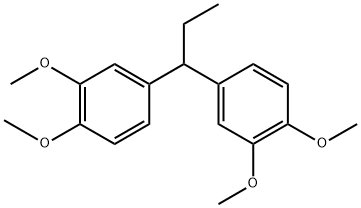 1,1-bis-(3,4-dimethoxy-phenyl)-propane Structure