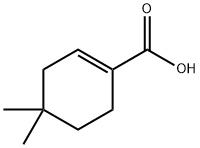 1-Cyclohexene-1-carboxylic acid, 4,4-dimethyl- Structure