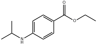 Benzoic acid, 4-[(1-methylethyl)amino]-, ethyl ester Structure