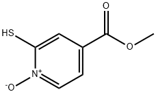 2-Mercapto-1-oxy-isonicotinic acid Methyl ester Structure