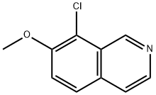 8-chloro-7-methoxyisoquinoline 구조식 이미지