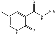 3-Pyridinecarboxylic acid, 1,2-dihydro-5-methyl-2-oxo-, hydrazide Structure