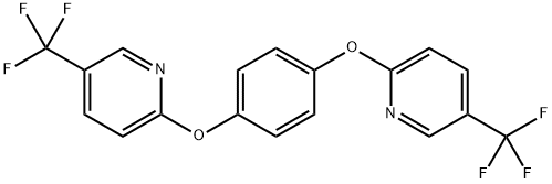 2,2'-[1,4-Phenylenebis(oxy)]bis[5-(trifluoromethyl)-pyridine Structure