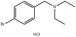 [(4-bromophenyl)methyl]diethylamine hydrochloride Structure