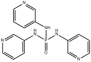 N,N',N”-tris(3-pyridinyl)phosphoric triamide Structure