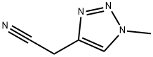 1H-1,2,3-Triazole-4-acetonitrile, 1-methyl- Structure