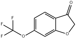 6-(trifluoromethoxy)benzofuran-3(2H)-one 구조식 이미지