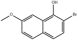 1-Naphthalenol, 2-bromo-7-methoxy- 구조식 이미지