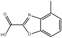 2-Benzoxazolecarboxylic acid, 4-methyl- Structure