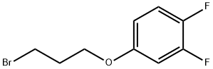 Benzene, 4-(3-bromopropoxy)-1,2-difluoro- Structure