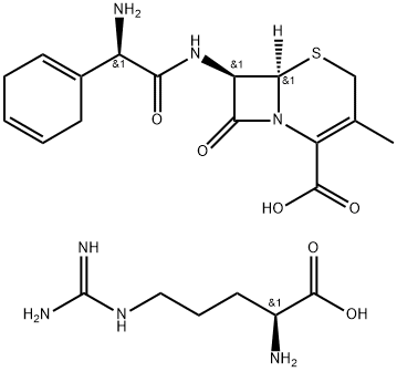 Cephradine L-arginine Structure