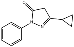 5-Cyclopropyl-2-phenyl-1H-pyrazol-3-one Structure