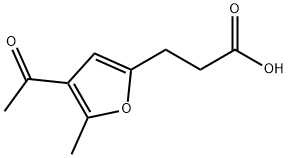 3-(4-acetyl-5-methylfuran-2-yl)propanoic Acid Structure