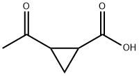 Cyclopropanecarboxylic acid, 2-acetyl- Structure