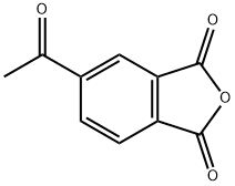 1,3-Isobenzofurandione, 5-acetyl- 구조식 이미지