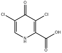 2-Pyridinecarboxylic acid, 3,5-dichloro-1,4-dihydro-4-oxo- 구조식 이미지