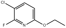 Pyridine, 3-chloro-6-ethoxy-2-fluoro- Structure