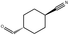 Cyclohexanecarbonitrile, 4-formyl-, trans- Structure