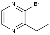 Pyrazine, 2-bromo-3-ethyl- Structure