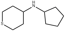 2H-Thiopyran-4-amine, N-cyclopentyltetrahydro- Structure