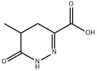 3-Pyridazinecarboxylic acid, 1,4,5,6-tetrahydro-5-methyl-6-oxo- 구조식 이미지
