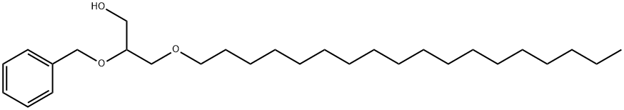1-Propanol, 3-(octadecyloxy)-2-(phenylmethoxy)- Structure