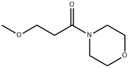 1-Propanone, 3-methoxy-1-(4-morpholinyl)- Structure