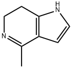 1H-Pyrrolo[3,2-c]pyridine, 6,7-dihydro-4-methyl- Structure
