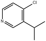 Pyridine, 4-chloro-3-(1-methylethyl)- Structure