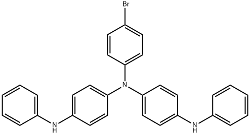 1,4-Benzenediamine, N1-(4-bromophenyl)-N4-phenyl-N1-[4-(phenylamino)phenyl]- Structure