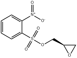 Benzenesulfonic acid, 2-nitro-, (2R)-2-oxiranylmethyl ester Structure