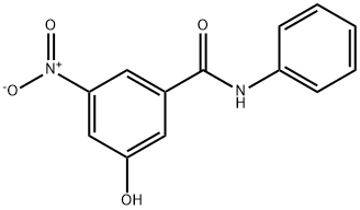 Benzamide, 3-hydroxy-5-nitro-N-phenyl- Structure