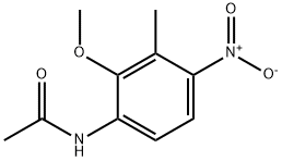 Acetamide, N-(2-methoxy-3-methyl-4-nitrophenyl)- 구조식 이미지