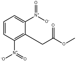 Benzeneacetic acid, 2,6-dinitro-, methyl ester 구조식 이미지