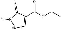 1H-Pyrazole-4-carboxylic acid, 2,5-dihydro-1-methyl-5-oxo-, ethyl ester Structure