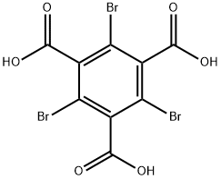 1,3,5-Benzenetricarboxylic acid, 2,4,6-tribromo- Structure