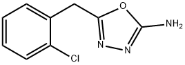 1,3,4-Oxadiazol-2-amine, 5-[(2-chlorophenyl)methyl]- Structure