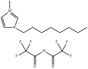 1-Methyl-3-octyl-1H-imidazolium salt with 2,2,2-trifluoro-N-(trifluoroacetyl)acetamide Structure