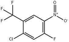 Benzene, 1-chloro-5-fluoro-4-nitro-2-(trifluoromethyl)- Structure