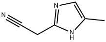 2-(4-methyl-1H-imidazol-2-yl)acetonitrile 구조식 이미지