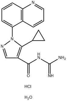 Zoniporide hydrochloride hydrate Structure